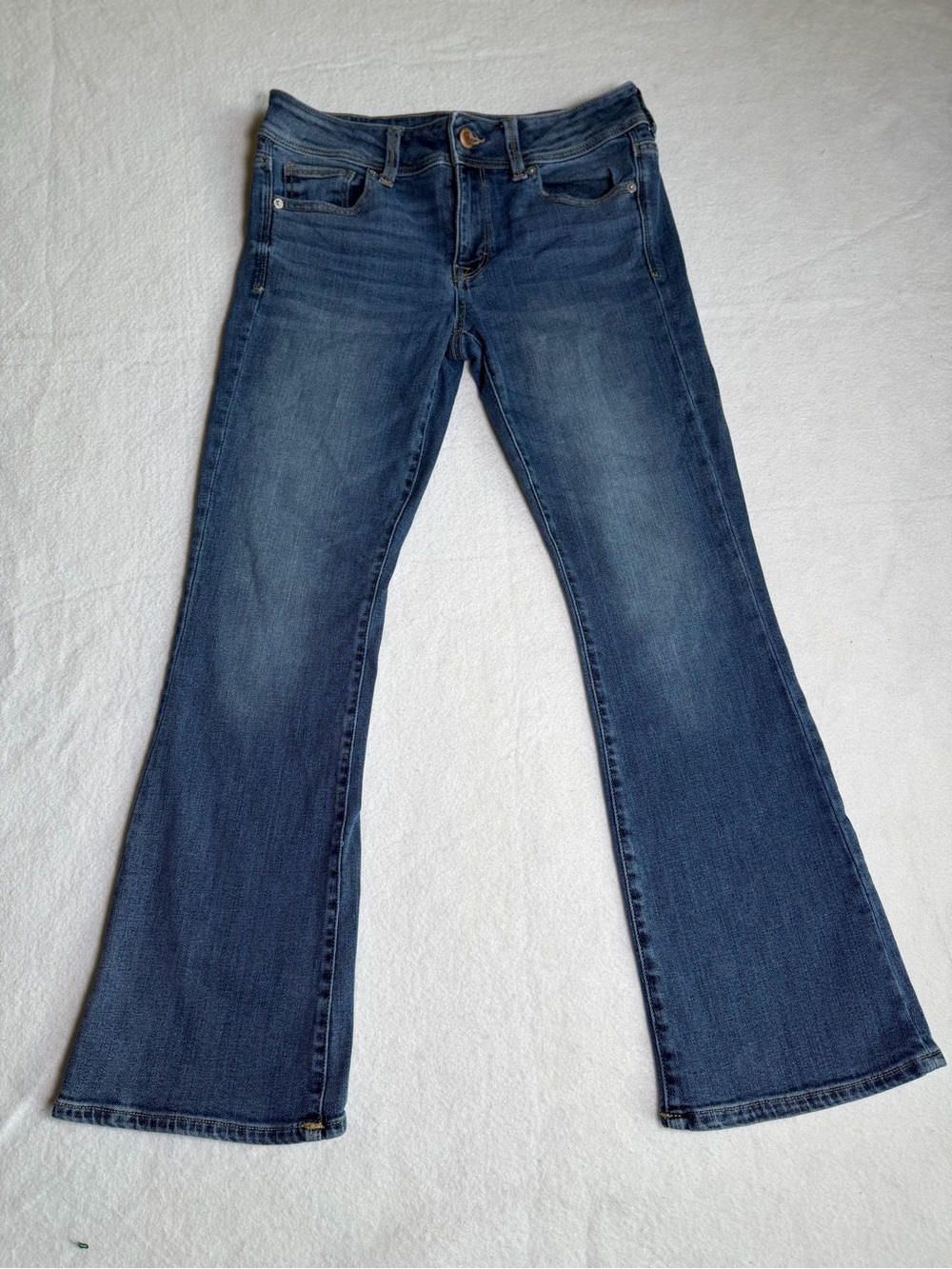 American Eagle Outfitters Dark Wash Flare Jeans 8S